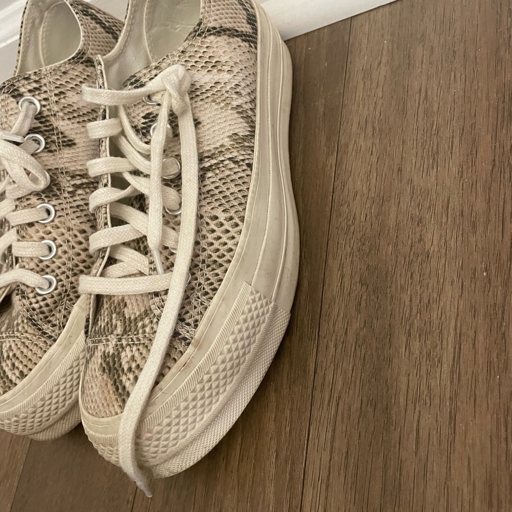 Ladies Python Sneakers. Size 8 - image 3